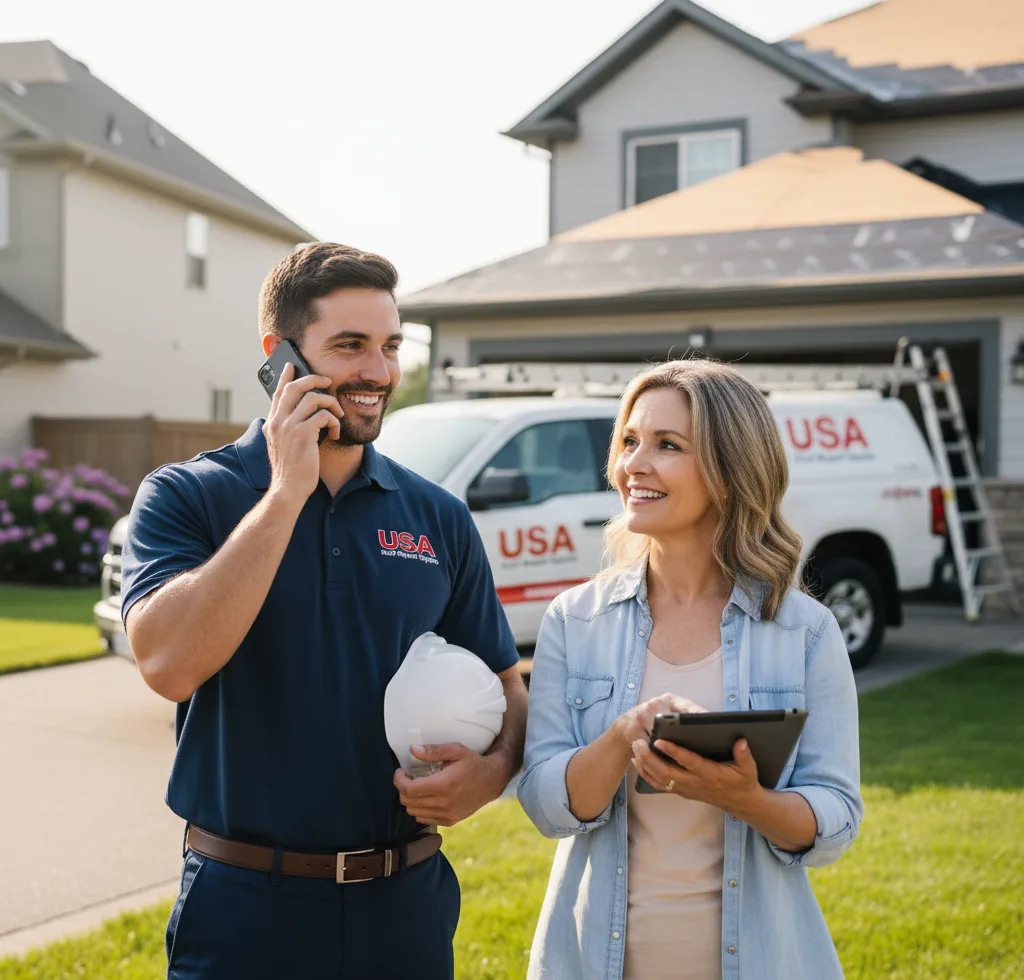 USA Roof Repair Experts customer support in Stratford
